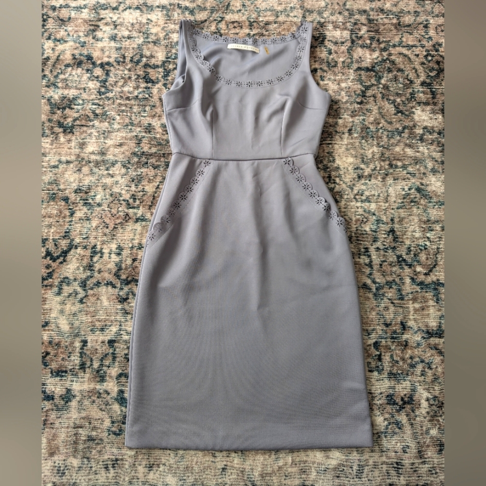 Susana Monaco sheath dress with lace trim, size 4